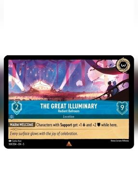 The Great Illuminary 🔥 Disneyland 🔥 Disney Lorcana Trading Card TCG